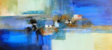 Original Abstract Expressionism Abstract Paintings by Marcela Ramirez-Aza