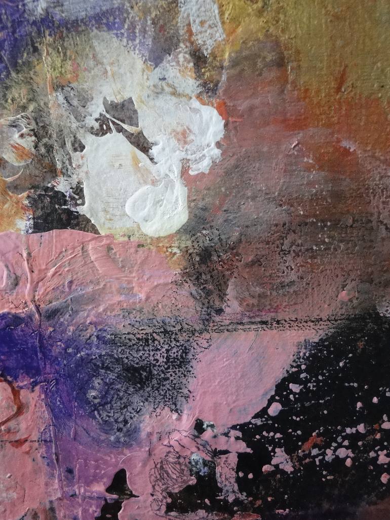 Original Abstract Expressionism Abstract Painting by Marcela Ramirez-Aza