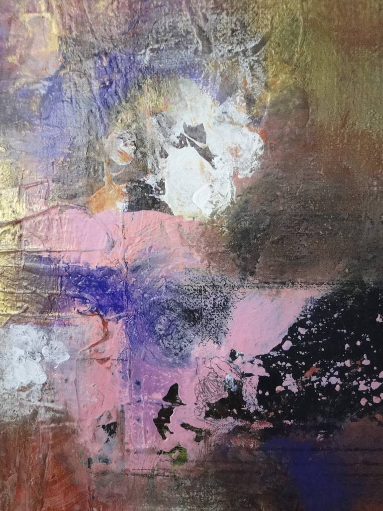 Original Abstract Expressionism Abstract Painting by Marcela Ramirez-Aza