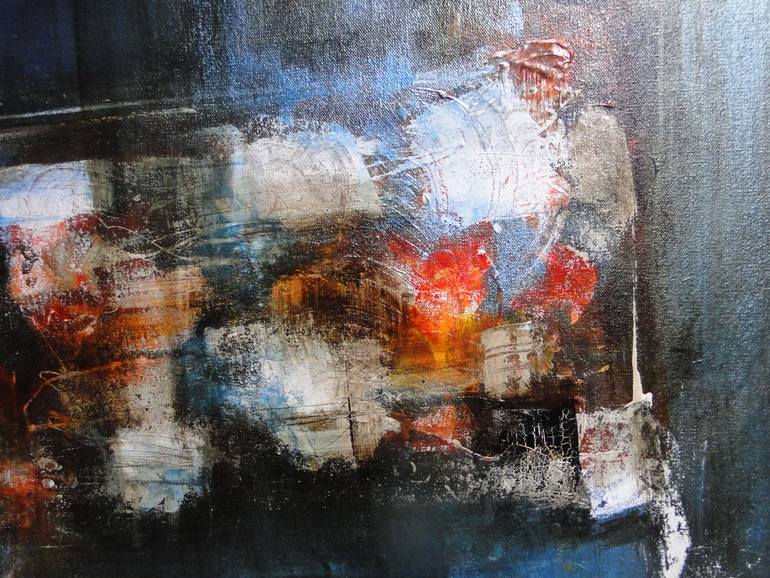 Original Abstract Painting by Marcela Ramirez-Aza