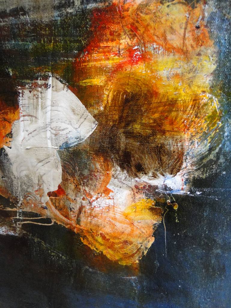 Original Abstract Painting by Marcela Ramirez-Aza