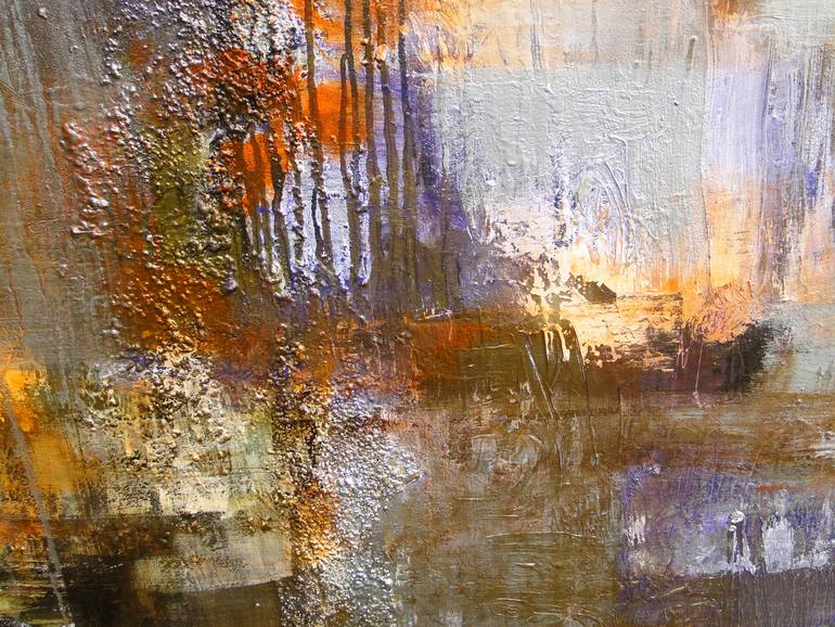 Original Abstract Expressionism Abstract Painting by Marcela Ramirez-Aza