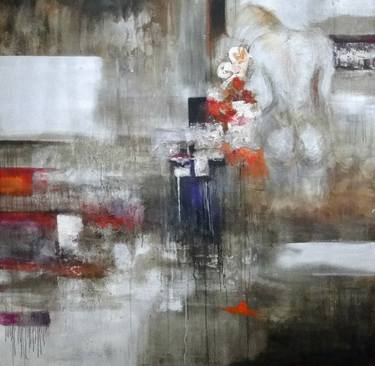 Original Abstract Expressionism Abstract Paintings by Marcela Ramirez-Aza
