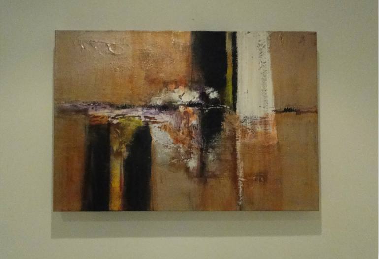 Original Abstract Expressionism Abstract Painting by Marcela Ramirez-Aza