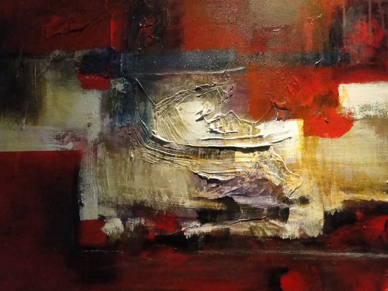 Original Abstract Expressionism Abstract Painting by Marcela Ramirez-Aza