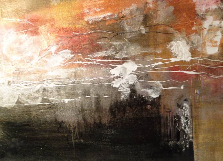 Original Abstract Expressionism Abstract Painting by Marcela Ramirez-Aza