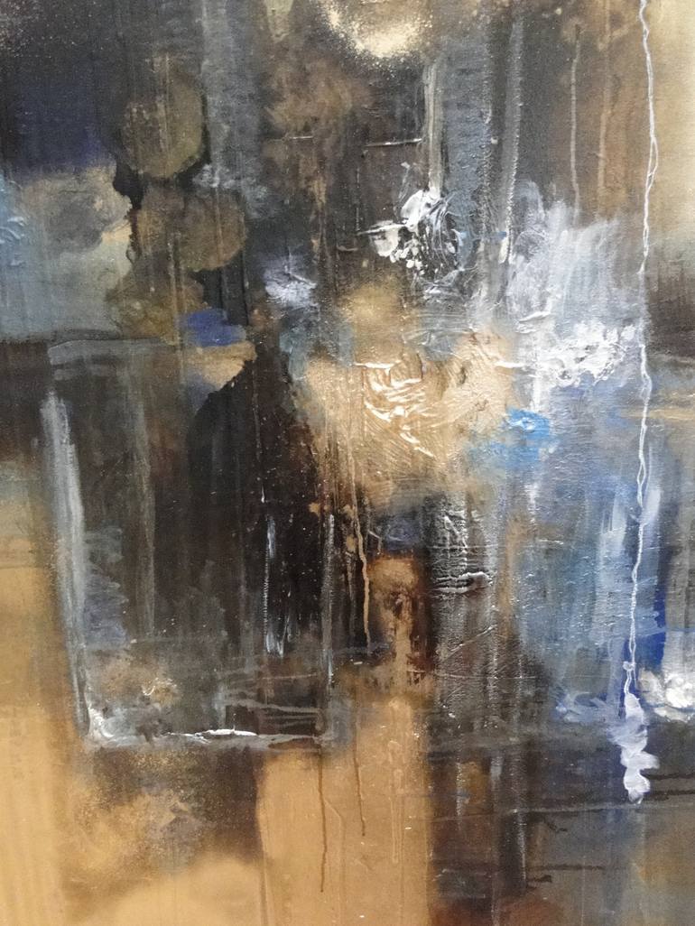 Original Abstract Expressionism Abstract Painting by Marcela Ramirez-Aza