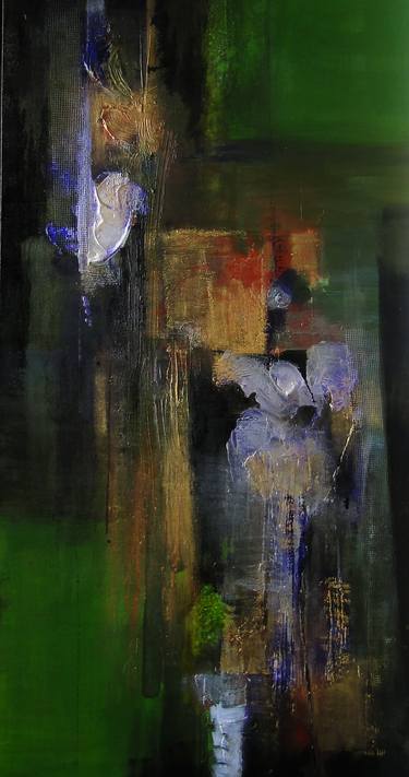 Original Abstract Expressionism Abstract Paintings by Marcela Ramirez-Aza