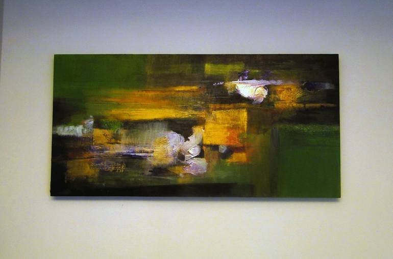 Original Abstract Painting by Marcela Ramirez-Aza