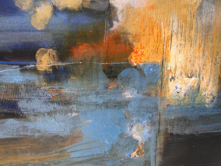 Original Abstract Expressionism Abstract Painting by Marcela Ramirez-Aza