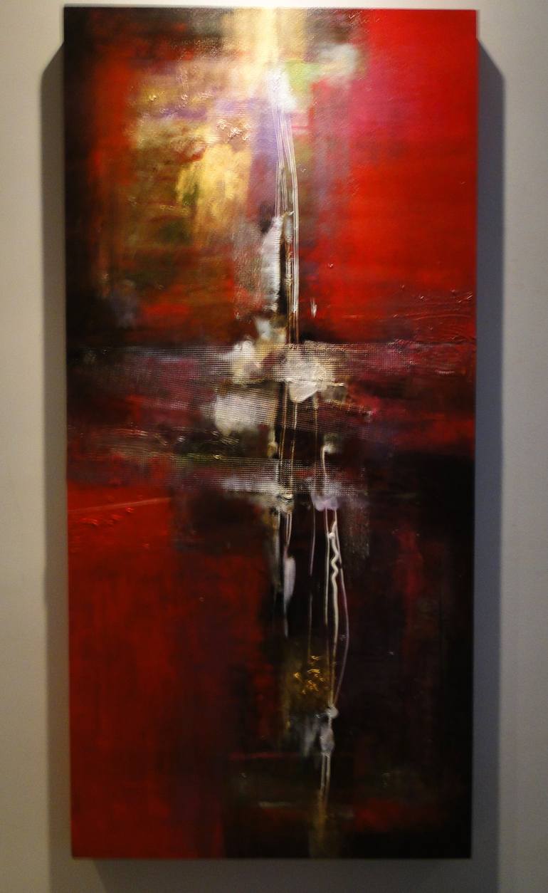 Original Abstract Painting by Marcela Ramirez-Aza