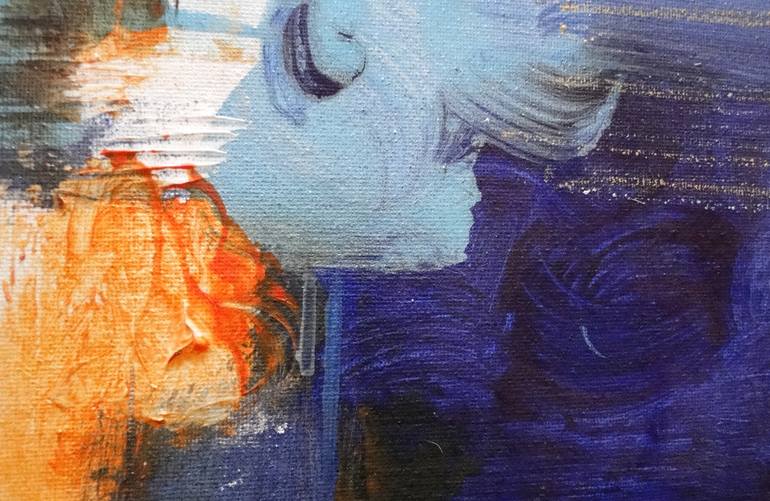 Original Abstract Expressionism Abstract Painting by Marcela Ramirez-Aza