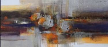 Original Abstract Expressionism Abstract Paintings by Marcela Ramirez-Aza