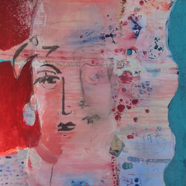 Original Abstract Love Paintings by Lolly Owens