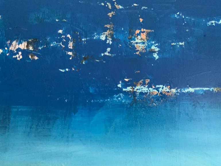 Original Abstract Family Painting by Hennie Van De Lande