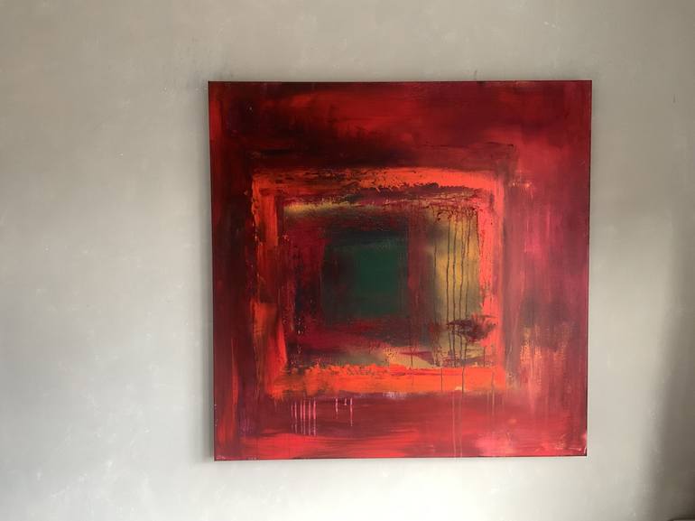 Original Abstract Painting by Hennie van de Lande