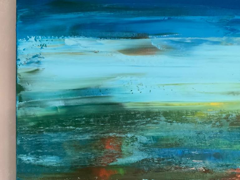 Original Abstract Expressionism Abstract Painting by Hennie Van De Lande