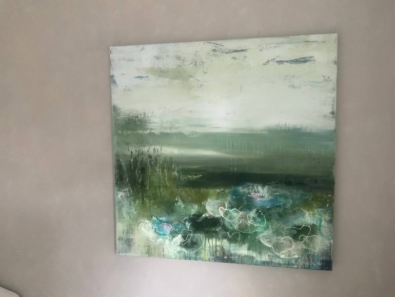 Original Abstract Nature Painting by Hennie Van De Lande