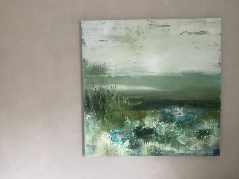 Original Abstract Nature Painting by Hennie Van De Lande
