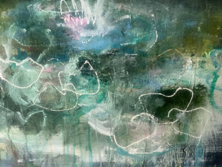 Original Abstract Nature Painting by Hennie Van De Lande