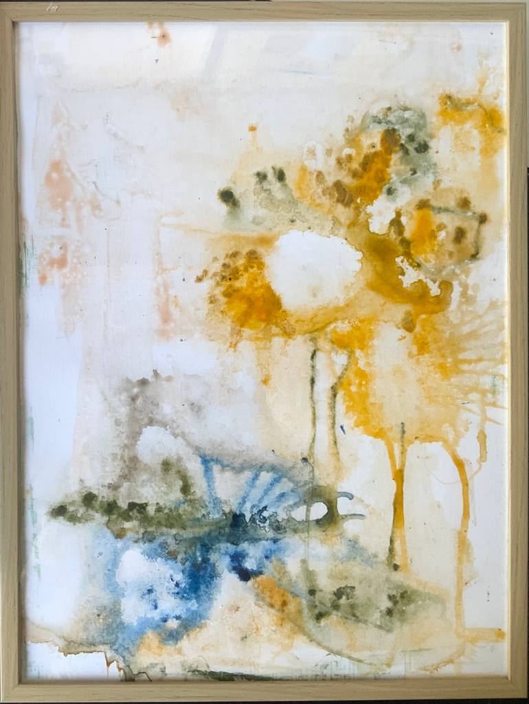 Original Abstract Nature Painting by Hennie Van De Lande