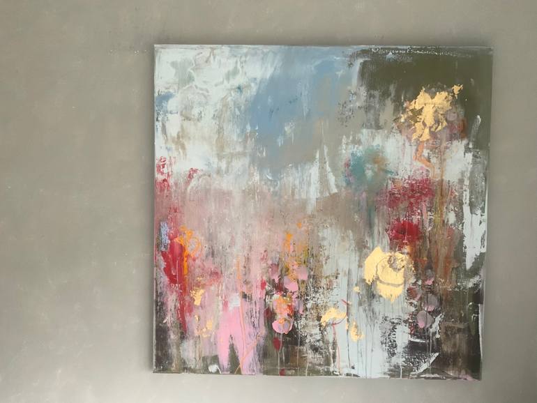 Original Abstract Nature Painting by Hennie Van De Lande