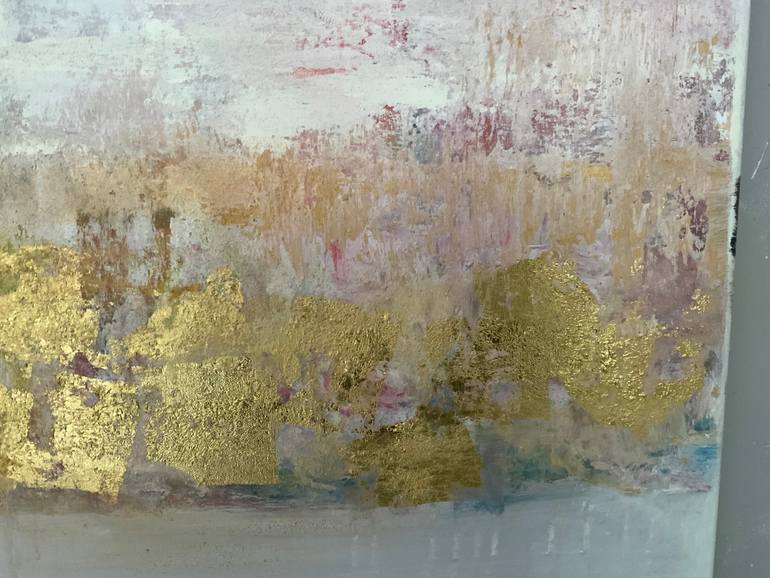 Original Abstract Expressionism Abstract Painting by Hennie Van De Lande