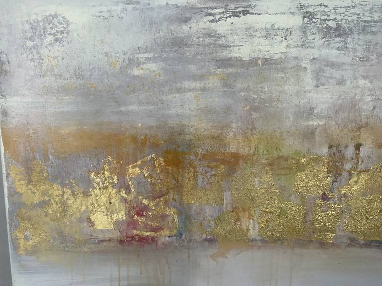 Original Abstract Expressionism Abstract Painting by Hennie Van De Lande