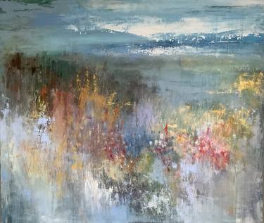 Original Abstract Landscape Paintings by Hennie van de Lande