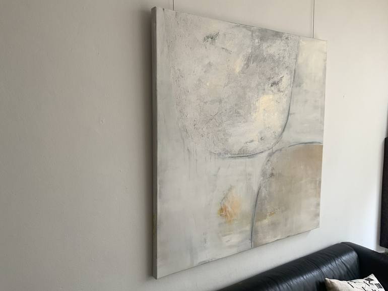 Original Minimalism Abstract Painting by Hennie van de Lande