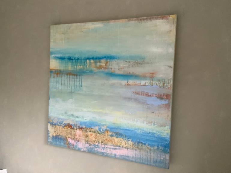 Original Abstract Painting by Hennie Van De Lande