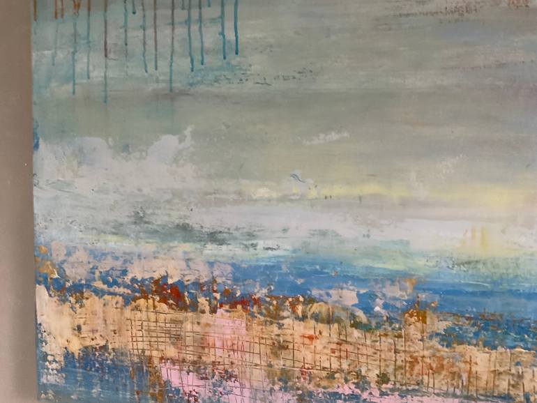 Original Abstract Painting by Hennie Van De Lande