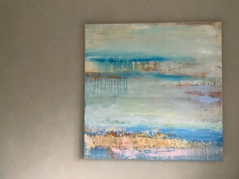 Original Abstract Painting by Hennie Van De Lande