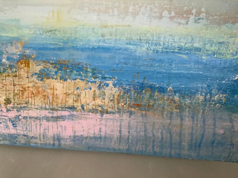 Original Abstract Painting by Hennie Van De Lande