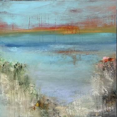 Original Abstract Landscape Paintings by Hennie van de Lande