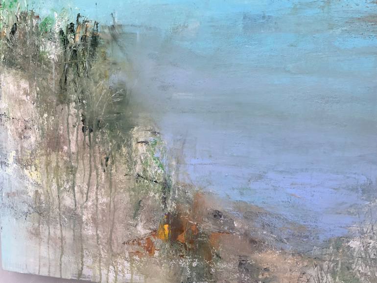 Original Abstract Landscape Painting by Hennie Van De Lande