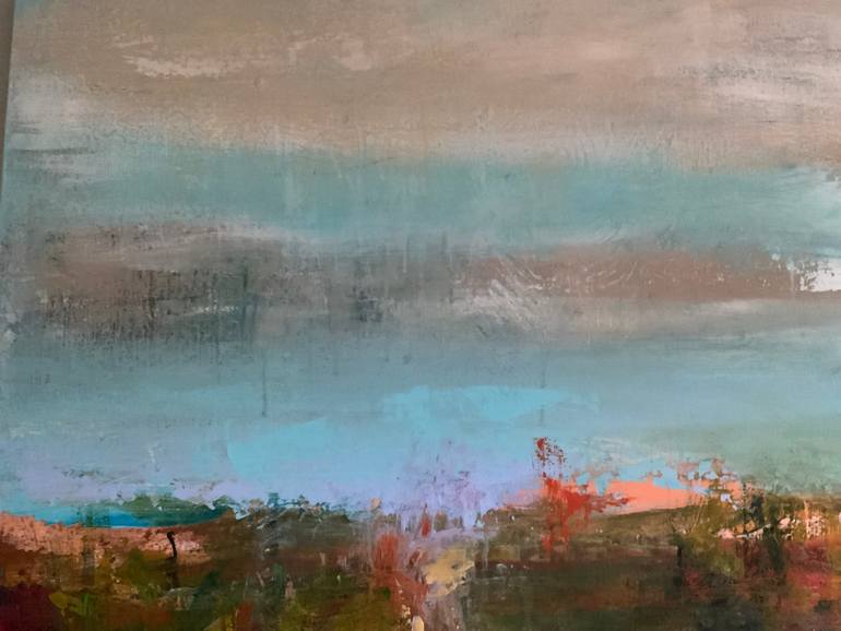 Original Abstract Expressionism Abstract Painting by Hennie Van De Lande