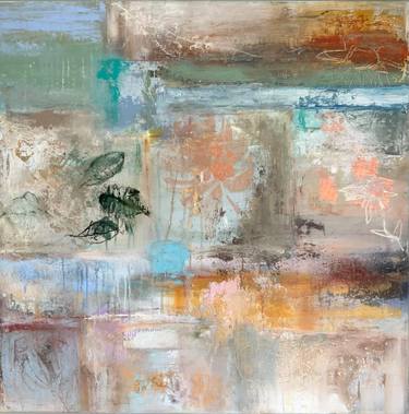 Original Abstract Expressionism Abstract Paintings by Hennie Van De Lande