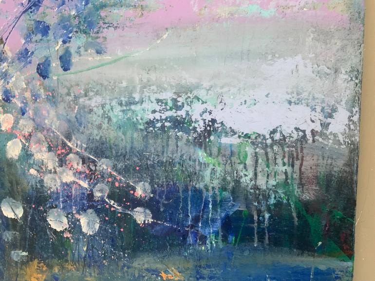 Original Abstract Still Life Painting by Hennie Van De Lande