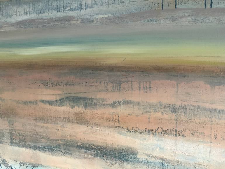 Original Abstract Expressionism Abstract Painting by Hennie Van De Lande