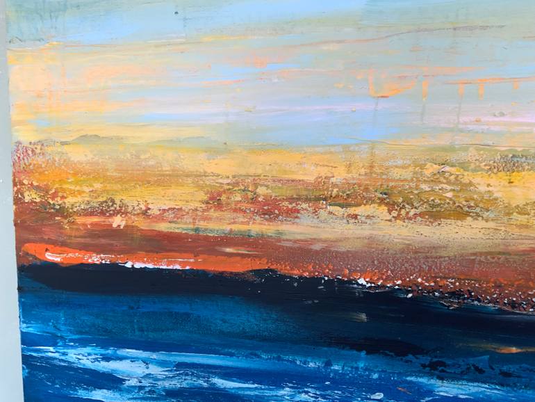 Original Abstract Expressionism Abstract Painting by Hennie Van De Lande