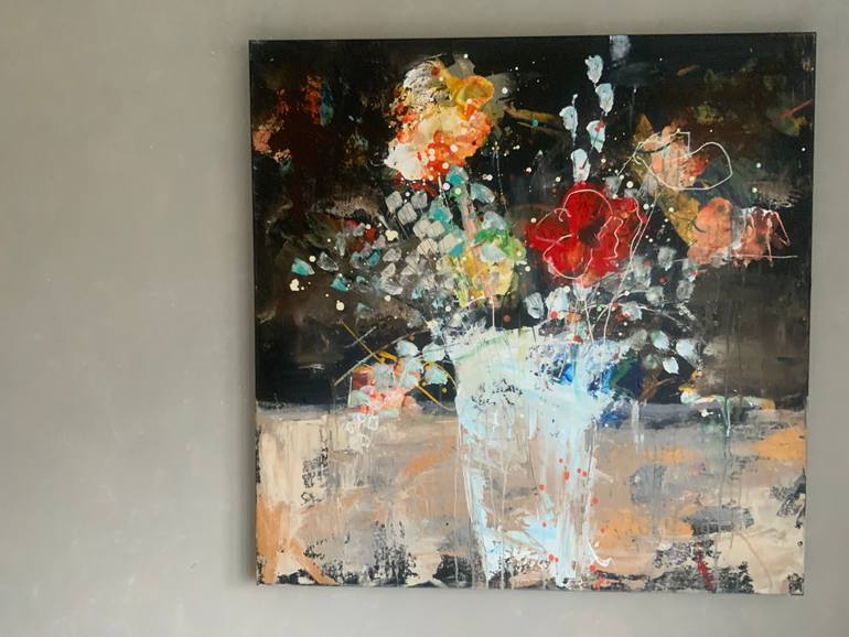 Original Contemporary Still Life Painting by Hennie Van De Lande