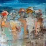 5 happy ladies by Hennie van de Lande
