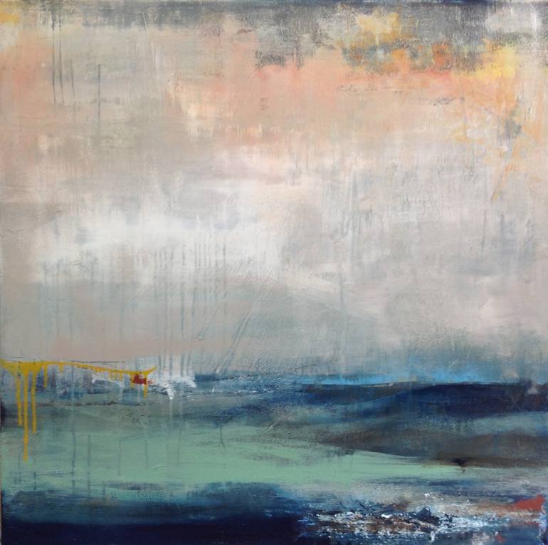 Blue Tension (Featured) Painting by Hennie van de Lande | Saatchi Art