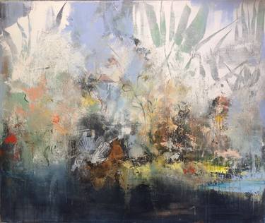 Original Abstract Landscape Paintings by Hennie van de Lande