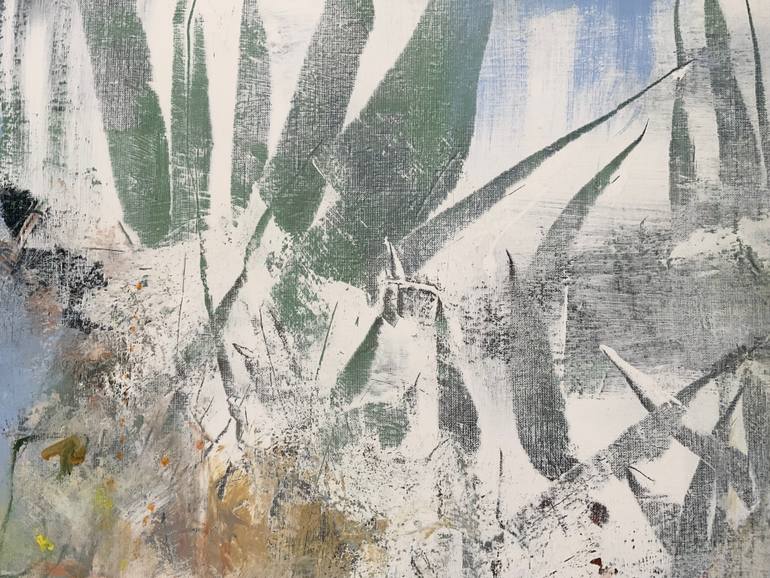 Original Abstract Landscape Painting by Hennie Van De Lande