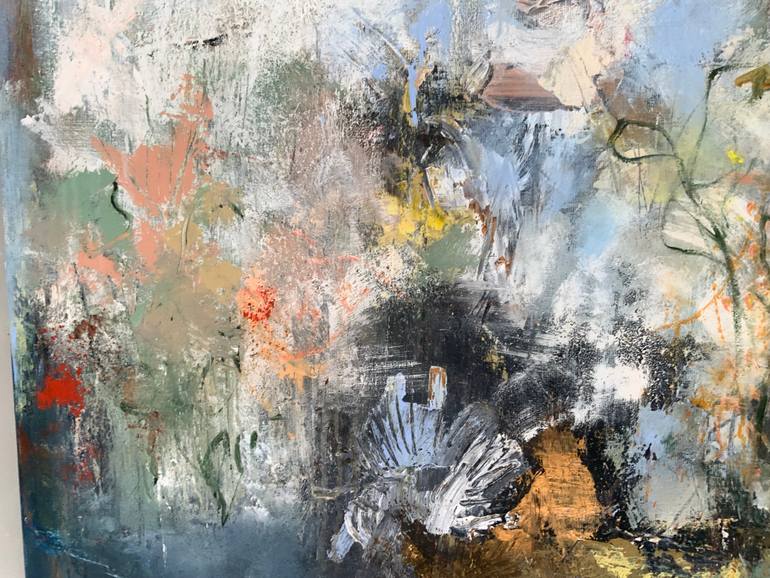 Original Abstract Landscape Painting by Hennie Van De Lande