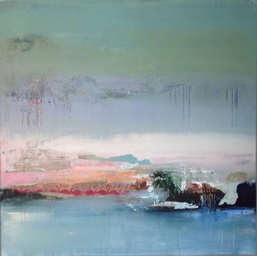 Original Landscape Collage by Hennie van de Lande