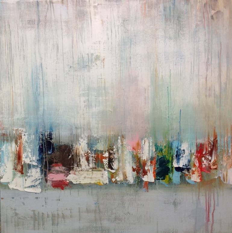 Original Abstract Expressionism Abstract Paintings by Hennie Van De Lande