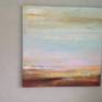 I see an abstract painting full off beautiful colours. I can see a landscape too, but it’s not what you look at that matters it’s what YOU see.

Packed between two layers of wood to protect the painting during transport. Weight total is 11 kg, weight painting is 3 kg.
Signed on the back, ready to hang